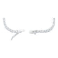 Collar Tenis Zirconia Mujer Regalo Plata 925 45cm X 3mm
