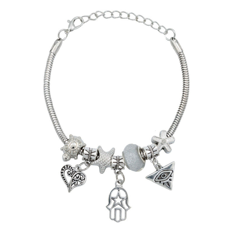 Pulsera Ajustable Charms Cadena Serpiente Regalo Mujer