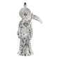 Dije Medalla Gigante Santa Muerte Con Zirconias En Plata 925