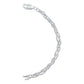 Pulsera Trenzada Canutillo Bolita Cilindro Plata Italy 925