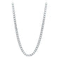 Cadena Cubana Gruesa Diamantada Hombre Plata 925 65cm X 7mm
