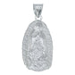 Dije Virgencita De Guadalupe Troquelada Grande Plata 925