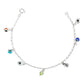 Pulsera Ojo Turco Suerte Colores Regalo Mujer Plata Ley 925