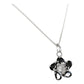 Collar Dije Flor Promesa Regalo Amor Mujer Plata Ley 925