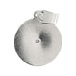 Dije Medalla Diamantada Mediana San Judas Plata 925 2.4 Cm