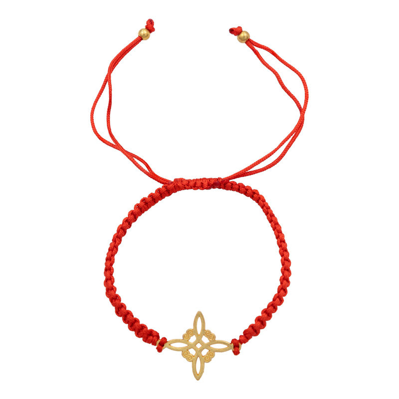 Pack 3 Piezas Pulseras Nudo De Bruja Artesanal Tejido Hilo