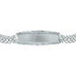 Esclava Doble Cubana Placa Diamantada Hombre Plata 925