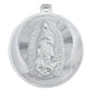 Medalla Con Doble Vista San Judas Virgen Guadalupe Plata 925