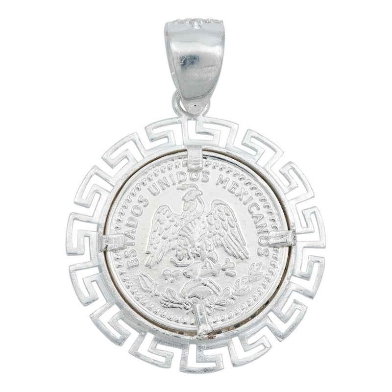 Dije Angel Centenario Grecas Diamantada Zirconias Plata 925