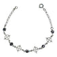 Pulsera Ajustable Nudo De Bruja Triqueta Ojo Turco Plata 925