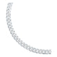 Pulsera Cuba Diamantada Cerrada Hombre Mujer Plata 925 5 Mm