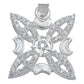 Dije Nudo Bruja Fases Lunares Estrella Cadena Plata 925