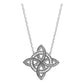 Collar Nudo De Bruja Celta Mujer Regalo Plata Italy 925