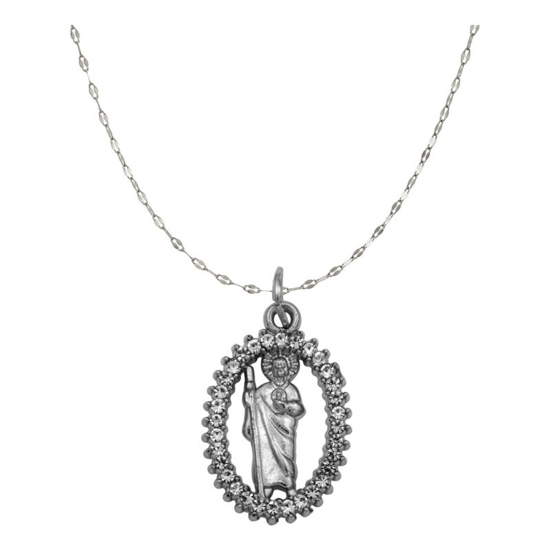 3 Collares San Judas  Piedras Con Cadena Cadena Hombre Mujer