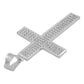 Dije Cruz Grande Zirconias Hombre Regalo Plata 925 4.5 Cm