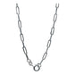 Cadena Eslabón Grande Diamantado Hombre Plata Itlay925 60 Cm