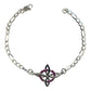 Pulsera Ajustable Nudo De Bruja Varios Colores En Plata 925