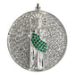 Medalla Premium San Judas Zirconias Plata Fina Ley 925