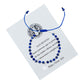 Pulsera Ajustable San Benito Ojo Turco Artesanal Plata 925