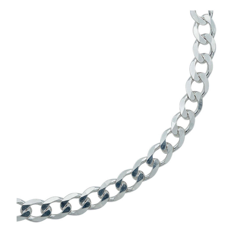 Pulsera Hombre Dama Cubana Abierta Barbada Plata Ley 925 5mm