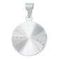 Dije Medalla Diamantada San Judas Tadeo Plata 925 2 Cm