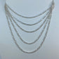 Juego Nudo Bruja Cadena Fígaro 3x1 + Aretes + Dije Plata 925