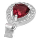 Dije Gota Zirconias Amor Mujer Regalo Joyería Moda Plata 925