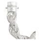 Pulsera Torzal Zirconias Hiphop Hombre Plata 925 1.2 Cm