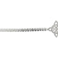 Pulsera Nudo De Bruja Diamantado Zirconias Plata S925 Plateado 6 Cm 20 Cm