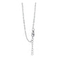 Collar Nudo De Bruja Esotérico Bolita Acero Inoxidable Mujer Blanco