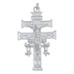 Dije Grande Cruz Caravaca Hombre Mujer Plata Solida 925
