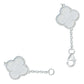 Pulsera Trebol Esmaltado Regalo Hombre Mujer Plata 925