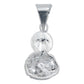 Dije Chico San Judas Torso Medio Cuerpo Zirconias Plata 925