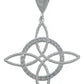 Dije Nudo Bruja Grande Esoterico Magia Blanca Zirconia S925