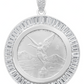 Joyaris Dije Onza Plata Pura 999 Hombre Zirconias 56mm Plateado