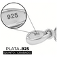 Dije Cruz Grande Rodizada De Plata Ley .925 Zirconias 5.2 Cm Multicolor