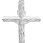 Joyaris Dije Cruz Tubular Cristo Plata 925 Unisex 30mm Plateado