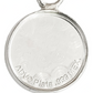 Dije Medalla Espiritu Santo Chica Plata Pura Ley 999
