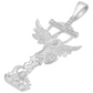 Joyaris Dije San Miguel Arcangel Plata 925 Hombre 52mm Plateado