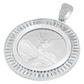 Joyaris Dije Onza Plata Pura 999 Hombre Zirconias 56mm Plateado