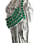 Pulsera Cubana San Judas Zirconias Hip Hop Plata Ley 925