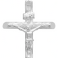 Joyaris Dije Cruz Tubular Cristo Plata 925 Unisex 30mm Plateado