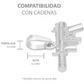 Joyaris Dije Subfusil Silenciador Plata 925 Hombre 26mm Plateado
