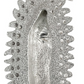 Dije Grande Virgen De Guadalupe Zirconias Plata 925