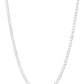 Cadena Cubana Barbada Hombre Regalo Plata 925 5 Mm 55 Cm Plateado