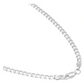 Joyaris Cadena Barbada Cubana Plata 925 Hombre 45cm 4mm Plateado