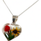 Shrek Aretes Collar Girasol Promesa Regalo Amor Plata S925