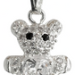 Dije Osito Corazón Amor Zirconias Regalo Plata Ley 925
