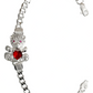 Pulsera Esclava Osito Zirconias Dama Mujer Regalo Plata 925