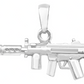 Joyaris Dije Subfusil Silenciador Plata 925 Hombre 26mm Plateado